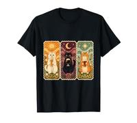 Tre Gatti e Birra - Carte dei Tarocchi Maglietta