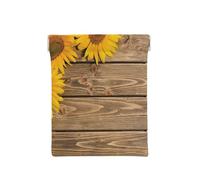 Tre Girasoli Su Legno, Spremere il portafoglio superiore da donna Borsa portaoggetti Piccola portamonete Portamonete