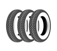 Tre gomme pneumatici Kenda K333 fascia bianca 3.00-10 42J Vespa Special XL HP 50