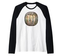 Tre Grazie Mirth Elegance Grace & Beauty Grecia Romana Maglia con Maniche Raglan