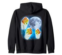 Tre Lune di Burrito | Divertente 3 Meme maledetto del Cibo Felpa con Cappuccio