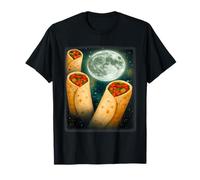 Tre Lune di Burrito | Divertente 3 Meme maledetto del Cibo Maglietta