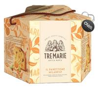 Tre Marie MAXI Panettone Milanese Basso con Canditi, Cedro Diamante e Uvetta 1,5kg con Portachiavi CAIYA® (2024)