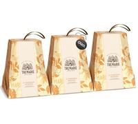 Tre Marie Mini Pandoro Soffice e Dolce, Pandorino Mignon 80g con Portachiavi CAIYA® [1 PEZZO]