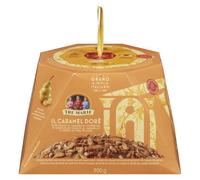 Tre Marie Panettone Con Gocce Di Caramello Copertura Cioccoalto Bianco Al Caramello E Cubetti Di Pere Williams, 900g