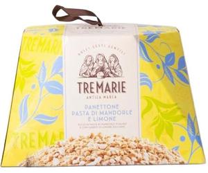 Tre Marie, Panettone pasta di mandorle e limone, 900 g