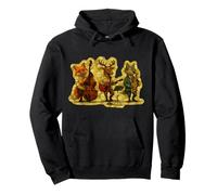 Tre Musicani Jazz Cool - Fox Deer Wolf 1 - Fan Fun Felpa con Cappuccio
