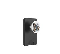 Tre opossum Luna 3 Opossum Divertente Tenendo Grande Erba Maledetto PopSockets PopWallet per MagSafe