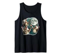 Tre opossumi urlanti Che urlano al Meme della Galassia lunare Canotta