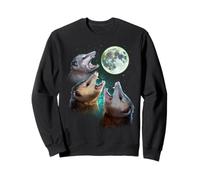 Tre Opposum Luna con 3 oppossum e Costume da Luna Morta Felpa