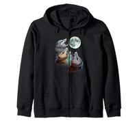 Tre Opposum Luna con 3 oppossum e Costume da Luna Morta Felpa con Cappuccio