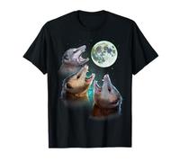 Tre Opposum Luna con 3 oppossum e Costume da Luna Morta Maglietta