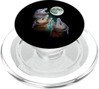 Tre Opposum Luna con 3 oppossum e costume da luna morta PopSockets PopGrip per MagSafe