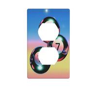 Tre palle da biliardo numero 7 copertura interruttore luce decorativa 1 banda piastra da parete per cucina stanza bagno dimensioni 7 x 11,4 cm