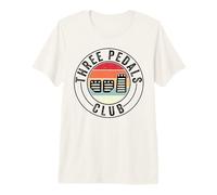 Tre Pedali Club Trasmissione Manuale Car Driver 3 Pedali Maglietta Premium