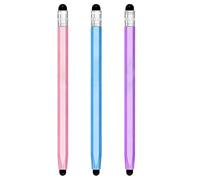 Tre penne capacitive touch per touch screen, compatibile con Huawei, Samsung, Lenovo, Vivo， Tablet Xiaomi, iPhone (blu, rosa, viola)
