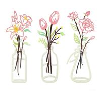 Tre pezzi decorativi da parete in metallo con tema boho minimalista per eleganti accenti da parete per casa e ufficio, realizzati in metallo ((rosa)