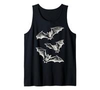 Tre Pipistrelli Y2K Vintage Anni '90 Gotico Grunge Arte Scura Canotta