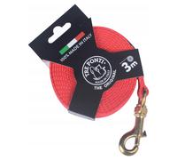 Tre Ponti 300 Trainingsleine Lungo Run Rosso 3M 2,5cm per Cani Medio Gara
