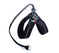 Tre Ponti Easy Fit Soft Mesh con coulisse, diversi colori e dimensioni, colore: nero, dimensioni: 1,5/27-37 cm fino a 4 kg