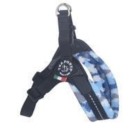 Tre Ponti Imbracatura Cane RR200 Easy Fit Mesh Camouflage Blu Regolabile Sicura