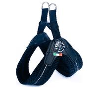 Tre Ponti TP220 Pettorina Nera Per Cani Piccoli Con Chiusura A Click In Mesh