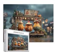 Tre pulcini di zucca 1000 pezzi puzzle per adulti Halloween sorpresa atmosfera arte puzzle impegnativo giochi di attività familiari colorato fai da te puzzle per la decorazione della casa regali 70 ×
