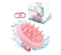 TRE PURI® Massaggiatore cuoio capelluto - Spazzola cuoio capelluto in silicone 100% Ecologico e Super Morbido - Materiale Naturale Riciclabile - Marchio ITALIANO - OMAGGIO elastici capelli ed E-book