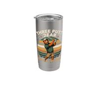 Tre Putt Bear ancora ama il gioco divertente golf Bicchiere termico in acciaio inox doppia parete