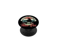 Tre Rex 3 ° compleanno terzo dinosauro 3 anni PopSockets PopGrip Adesivo
