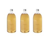 Tre ricariche per diffusore Culti Milano da 1000ml cad.| Fragranza Quercea | Totale Capienza delle tre ricariche 3000ml | CULTI MILANO | Durata 6 mesi | Metratura 30 mq
