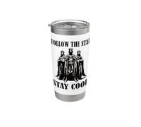 Tre Santi Re: Follow the Star, Stay Cool! Bicchiere termico in acciaio inox doppia parete