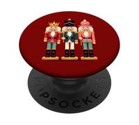 Tre Schiaccianoci - Classico Balletto di Natale PopSockets PopGrip Adesivo
