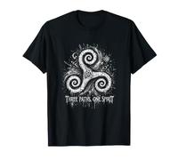 Tre sentieri Uno Spirito Celtico Triskelion Maglietta