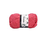 Tre sfere Fiocco Lame Cotone 100% Corallo 50 Grammi 125 Metri