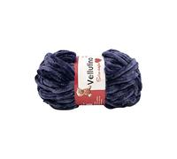 Tre Sfere Vellutino Ciniglia Poliestere 100% Blu 50 Grammi 60 Metri