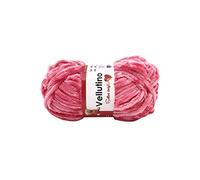 Tre sfere Vellutino Ciniglia Poliestere 100% Rosa 50 Grammi 60 Metri