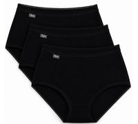 Tre Slip Donna Playtex Cotone Elasticizzato Midi 3 Pack Nero S M L XL XXL