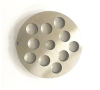 TRE SPADE PIASTRA INOX CON FORI DIAMETRO 14mm PER TRITACARNE TC-20/22