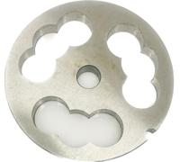 Tre spade raut, piastra per tritacarne 22 per cotiche, acciaio inox auto affilan