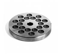 Tre spade, raut piastra per tritacarne 32 foro 14, acciaio inox auto affilanti p