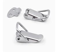 Tre tipi di materiali fibbia clip a levetta vintage mini serratura caso Toggle Hasp Latch (5pcs-201 Steel)