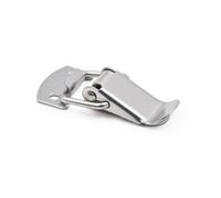Tre tipi di materiali in ferro nichelato fibbia gancio scatola di legno ganci morsetto molla fermo 5 pezzi(5pcs-304 Steel)
