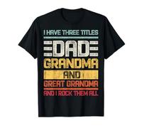 Tre titoli Papà Nonna & Grande nonna e I Rock Li tutti Maglietta