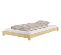 Tre varianti di letto una piazza e mezza futon 120x200 pino massello V-60.51-12