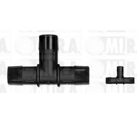 Tre Vie Tubo Connettori Acqua Passaggio 5 Pezzi Universal - DM 12mm - Lungo 68mm