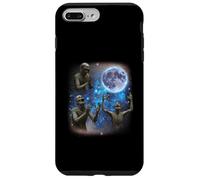 Tre zombi ululano alla luna strano meme zombie Custodia per iPhone 7 Plus/8 Plus