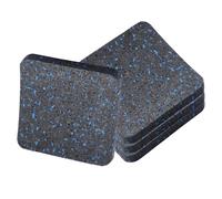 Treadmill Pads, Floor Protectors, Vibration Dampeners, 4 Piece Shock Absorbing Set, Anti-Slip Noise Reduction Base, for Walking Machine Home Gym Yoga Men Women Workout Equipment