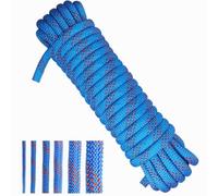 Treadstar、PolipropileneRope、Corda da 10 mm blu Rope 、 Staffa di ancoraggio Dock Lines Braided Rope Nylon Cordless (8 mm-10 metri)