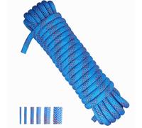 Treadstar、PolipropileneRope、Corda da 10 mm blu Rope 、 Staffa di ancoraggio Dock Lines Braided Rope Nylon Cordless (8 mm - 20 metri)